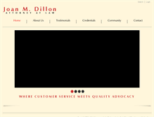 Tablet Screenshot of jdillonlaw.com